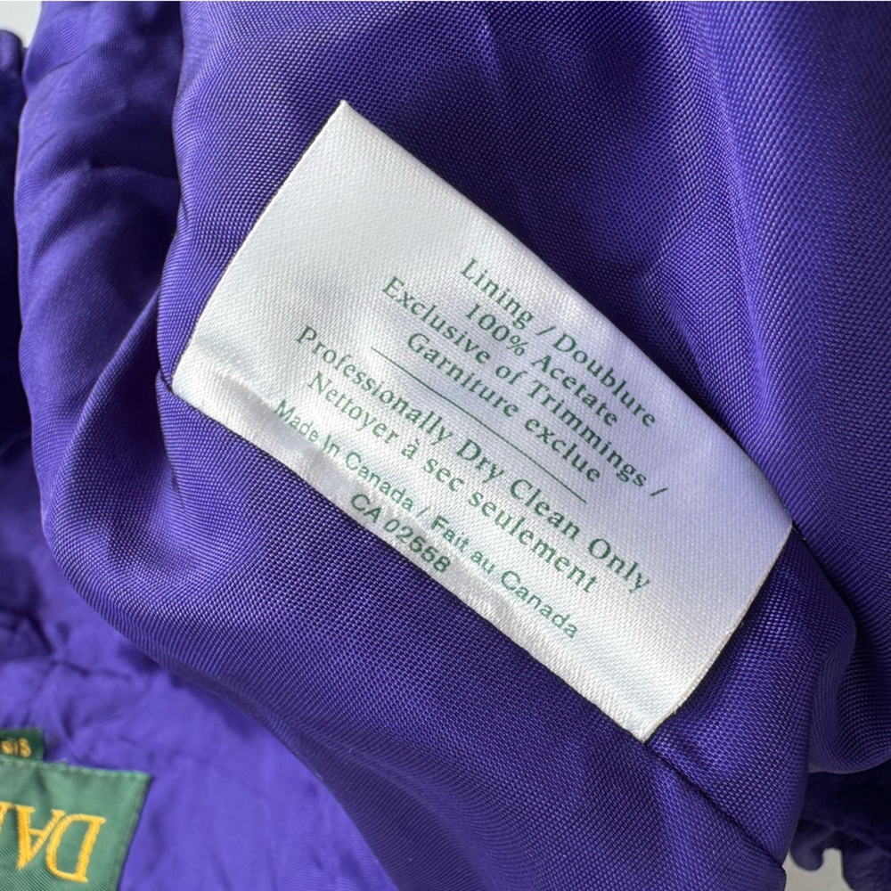 Vintage Danier Purple Suede Corset Top Sz Small Bustier Ruffle Trim Leather Sexy - Picture 14 of 16